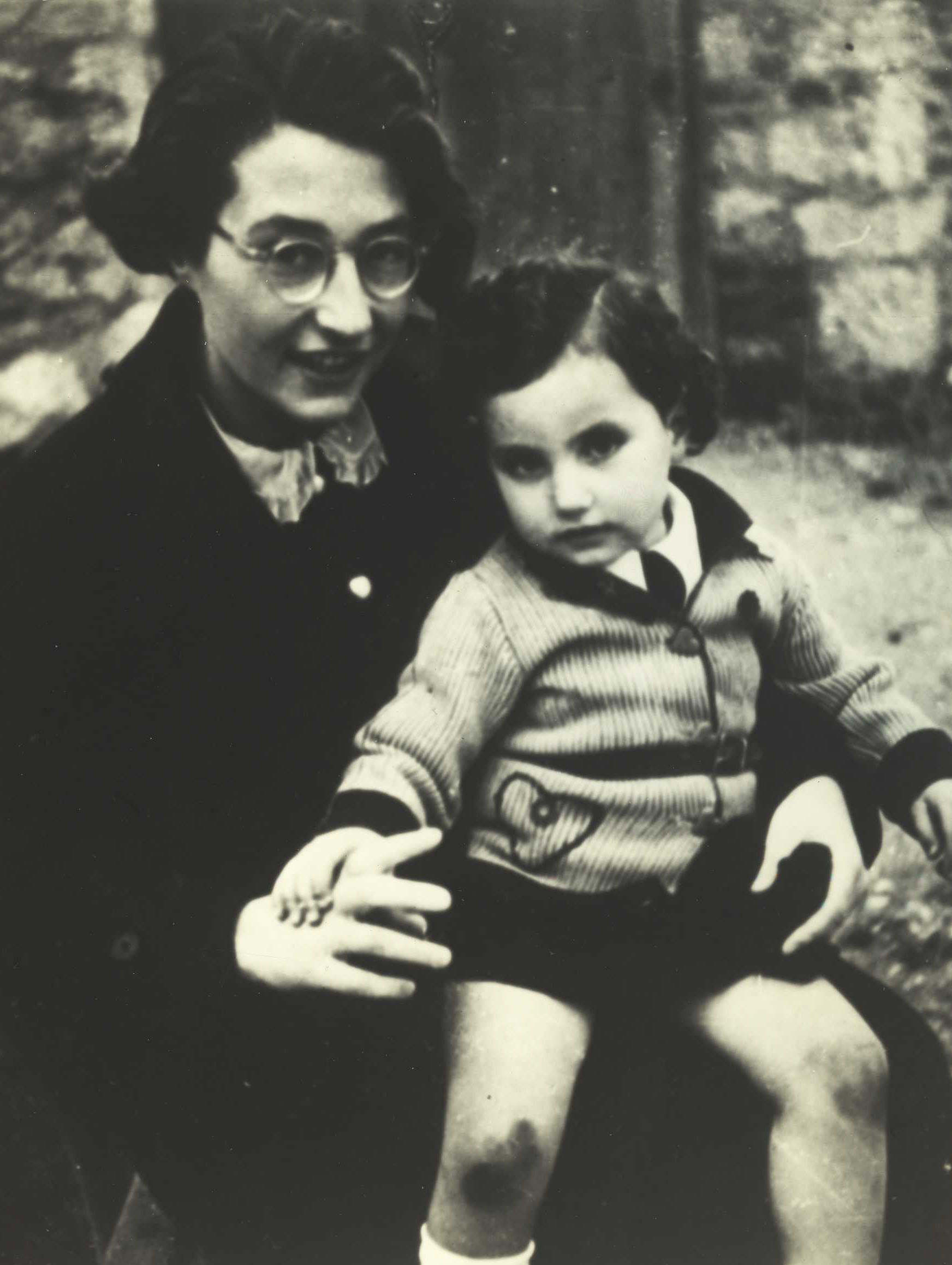 Anna Peczenik mit ihrer Tochter Hanja, Belgrad, 1936, Foto: Privatbesitz