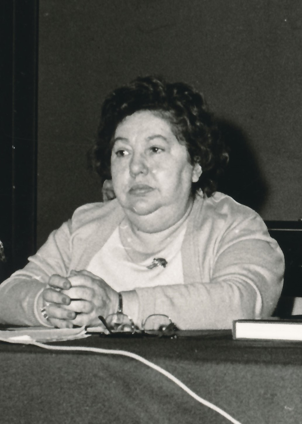 Cécile Lesieur während der IRK-Tagung 1972 in Paris, Foto: MGR